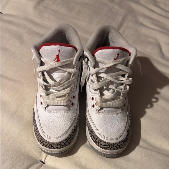 Nike Other - Nike White and Red Sneakers with Iconic Jumpman Logo